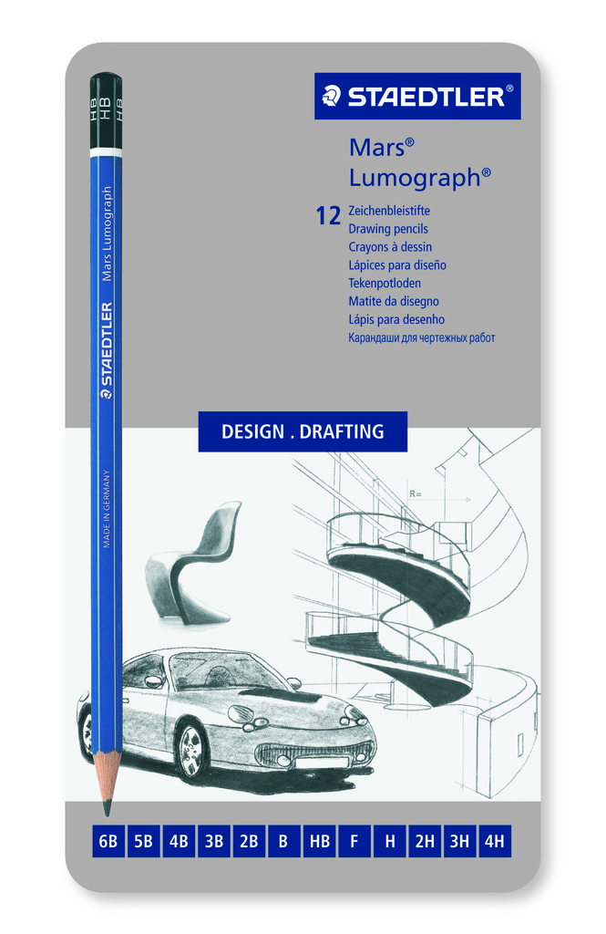 LAPIZ STAEDTLER LUMOGRAPU.x12 (GRADUADOS)