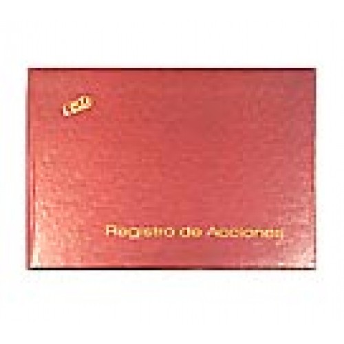 LIBRO RAB REGISTRO DE ACCIONES  TD.1M  50 folios