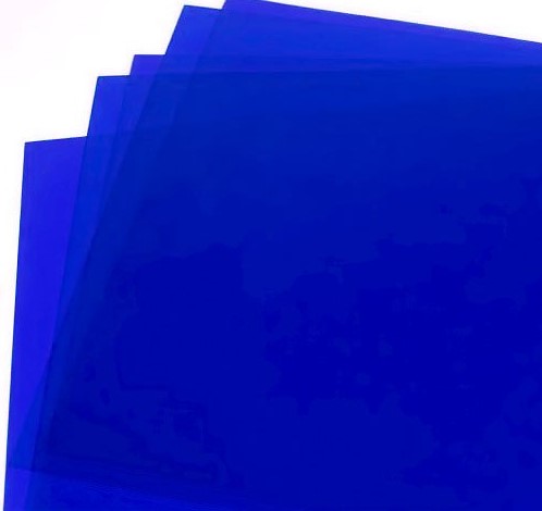 ACETATO COLOR 35*50 AZUL