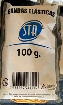 BANDA ELASTICA EZCO x 100gr.