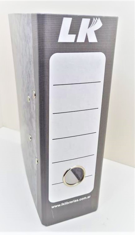 BIBLIORATO LK CARTON GRIS ESQUELA