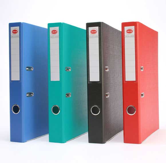 BIBLIORATO Forrado PVC-LK- OFICIO L5 - NEGRO