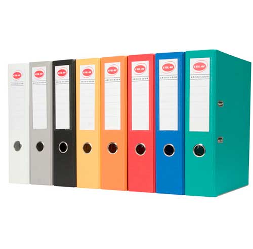BIBLIORATO Forrado PVC-LK- A4 L8 - VERDE