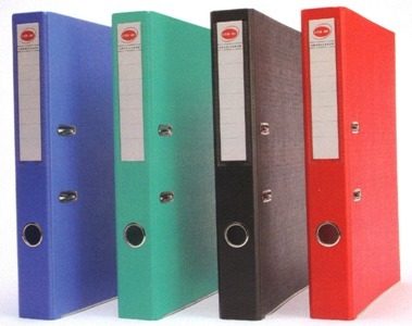 BIBLIORATO Forrado PVC-LK- A4 L5 - NEGRO