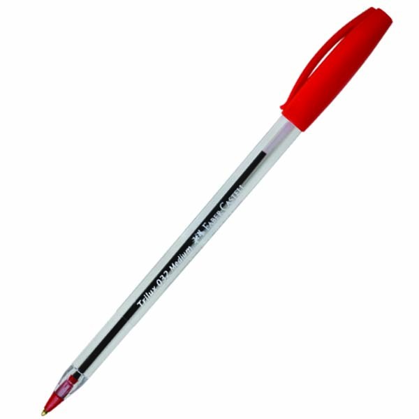 BOLIGRAFO FABER 032 TRILUX ROJO
