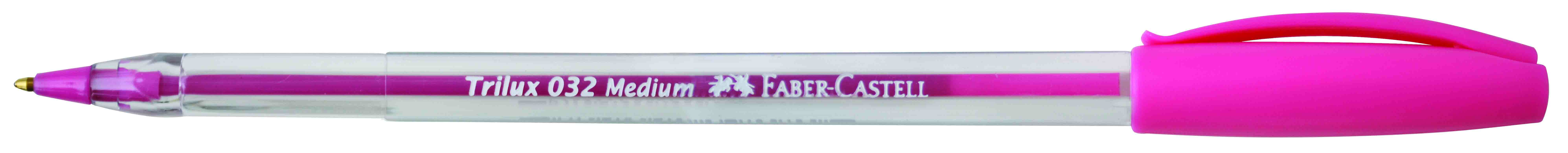 BOLIGRAFO FABER 032 TRILUX FUSCIA-ROSA
