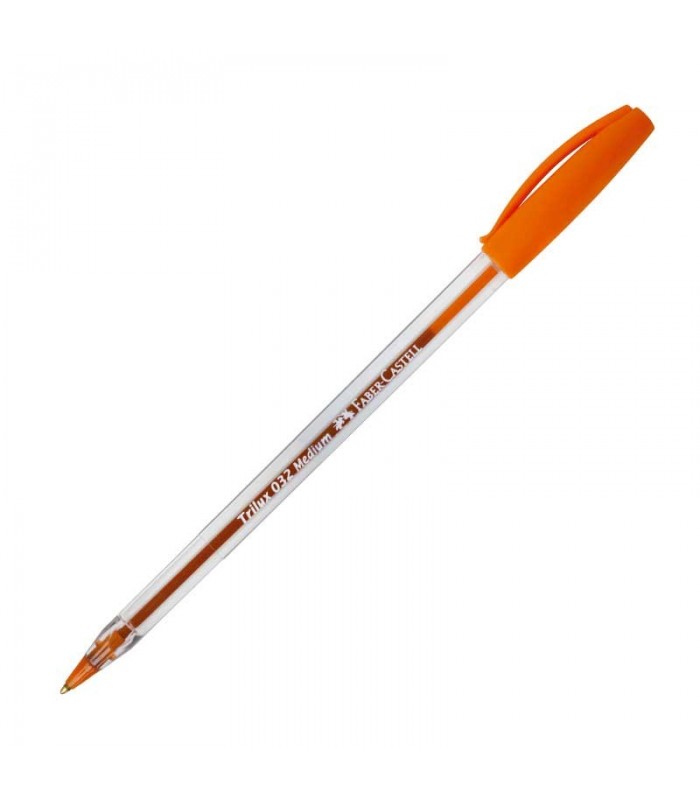 BOLIGRAFO FABER 032 TRILUX NARANJA