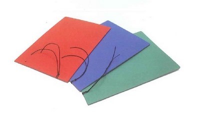 CARPETA N. 5 C/C FIBRA COLOR VERDE