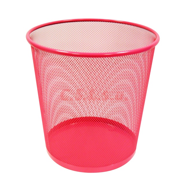 CESTO TALBOT METALICO ROSA