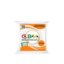 CINTA PAPEL CBX 18mm x 20m. ESCOLAR