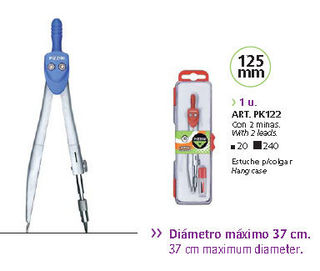 COMPAS PIZZINI METAL TECNICO PK122 