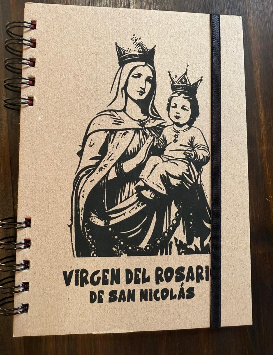 CUAD.ECO KRAFT CE.TD A5 - LA VIRGEN/SANTUARIO