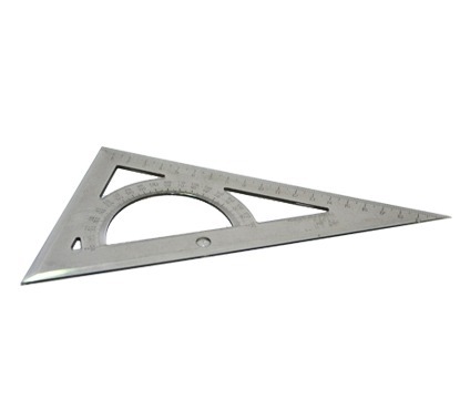 ESCUADRA PLASTICA C/SEMICIRCULO 20 * 60.