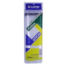 FOLIO PLAST.SUPER - OFICIO x 10u