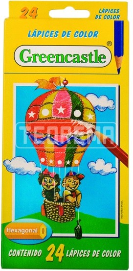 LAPIZ COLOR GREENCASTLE x 24 LARGO