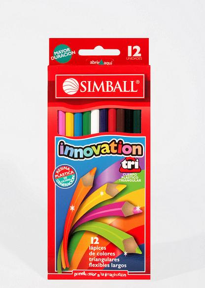 LAPIZ COLOR SIMBALL INNOVATION x 12 LARGO