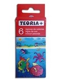LAPIZ COLOR TEORIA x 6 CORTO