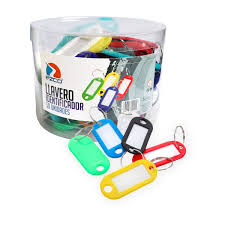 LLAVERO PLASTICO IDENT.EZCO x 50u.