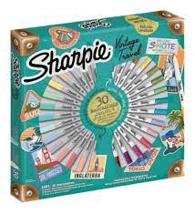MARCADOR SHARPIE RUEDA VINTAGE x 30pza.