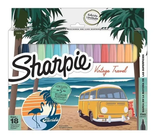 MARCADOR SHARPIE VINTAGE x 18pza.