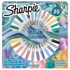 MARCADOR SHARPIE MISTICO x 30u.RULETA