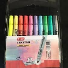 RESALTADOR TRABI TEXTING PASTEL x 10 colores