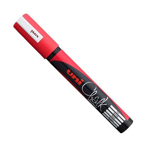 MARCADOR UNI-CHALK 5 M - ROJO