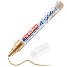 MARCADOR EDDING 5100 ACRIL-MEDIO - ORO