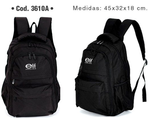 MOCHILA ESPALDA ELF 3715 B