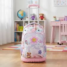 MOCHILA CON CARRO ELF 6468-B LUCES RUEDAS