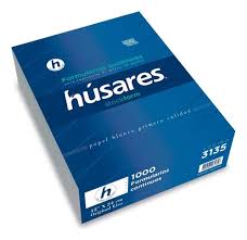 PAPEL CONTINUO HUSARES 12x24 LISO - 3135 - 70gr.