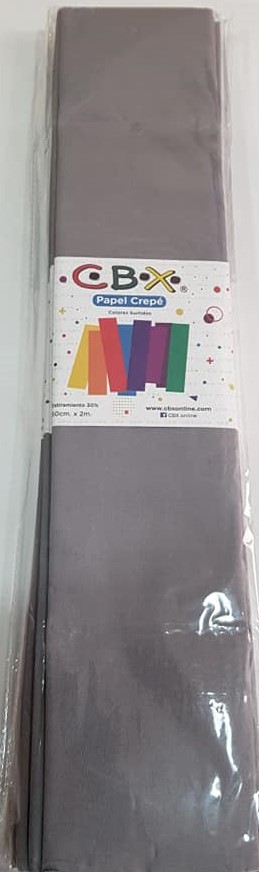 PAPEL CREPE CBX GRIS