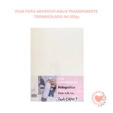 PAPEL IBI FOTO.HOLOG.A4.AUT.TRANSP.TORNAS.x20h.