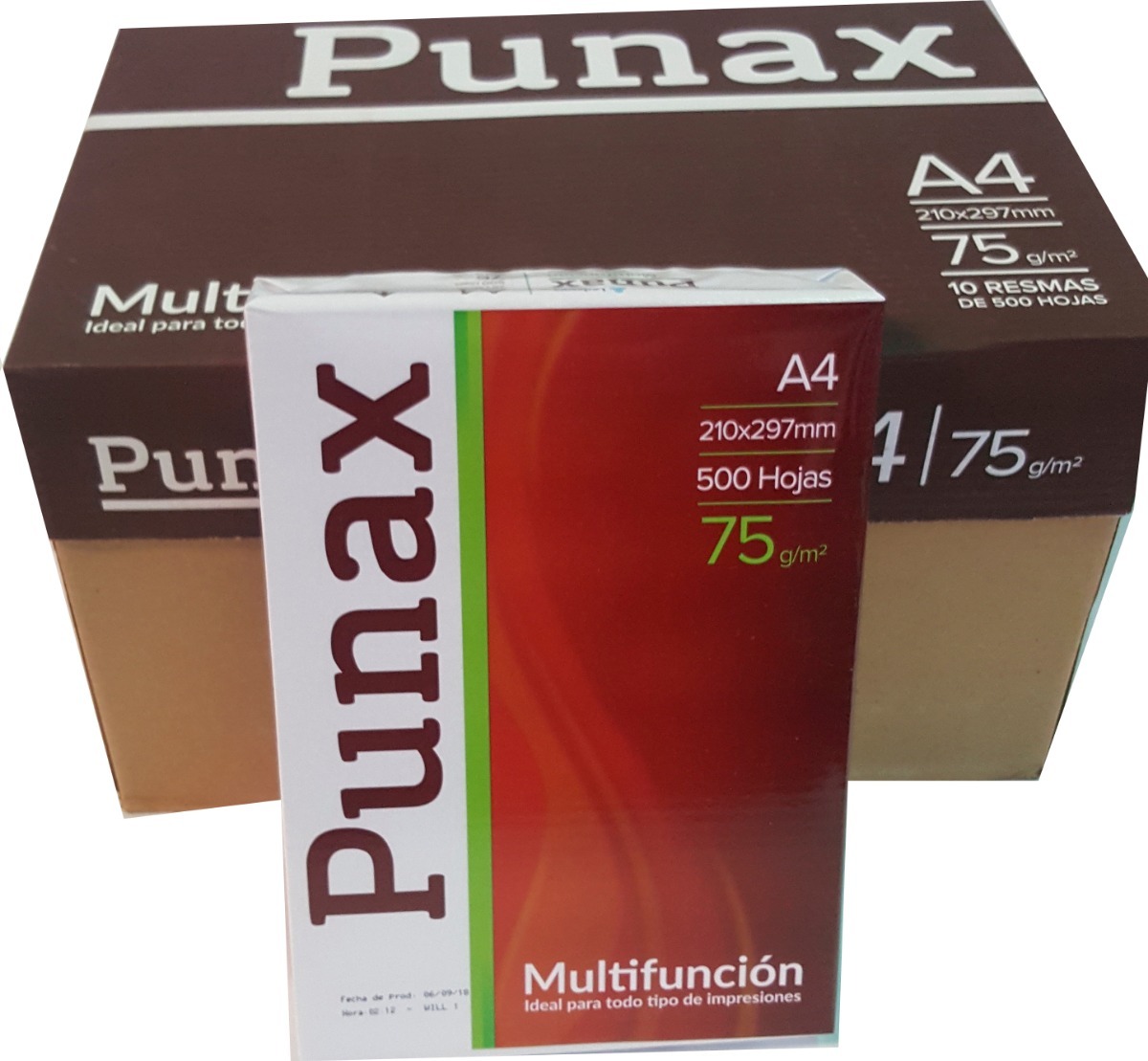 RESMA PUNAX A4 75gr.