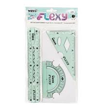 SET DE GEOMETRIA WERO FLEXY 20cm x3u.
