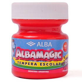 TEMPERA ALBA MAGIC x 275gr. ROJO