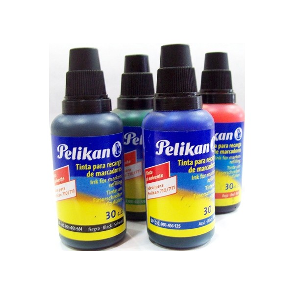 TINTA PELIKAN AL AGUA AZUL  25cc.