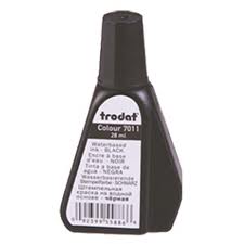 TINTA SELLO TRODAT 7011 NEGRA * 28 ML.