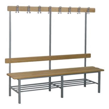 BANCO VESTUARIO PERCHERO 44 P x 43 H x 1.20m L