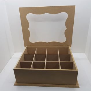 FIBROFACIL CAJA TE 12 DIV. BISAGRA VISOR