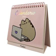 PUSHEEN CALENDARIO ESCRITORIO 2027