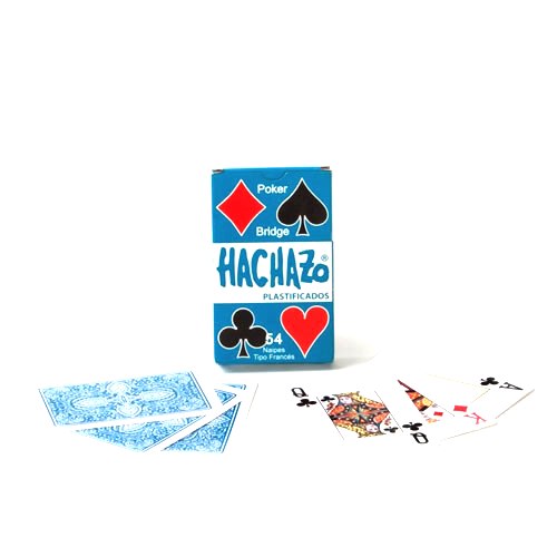 NAIPE HACHAZO POKER - PLASTIFICADA x 54
