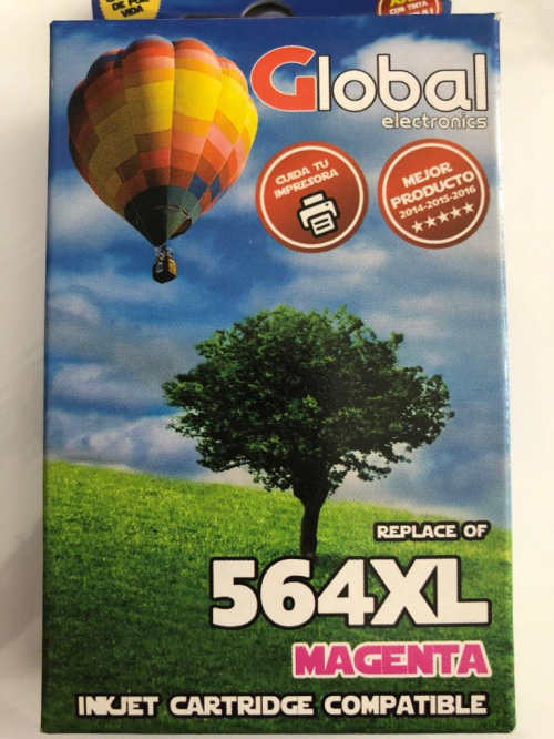 CARTUCHO GLOBAL HP-564  XL MAGENTA