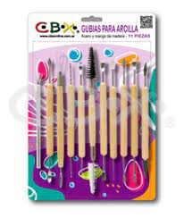 GUBIAS PARA ARCILLA x 11u. CBX