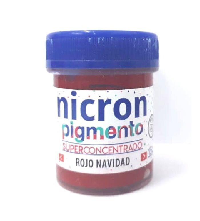 PIGMENTO NICRON 15gr - ROJO NAVIDAD