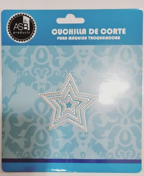 MATRIZ DE CORTE 9017 ESTRELLA - 72x69  x 3u.