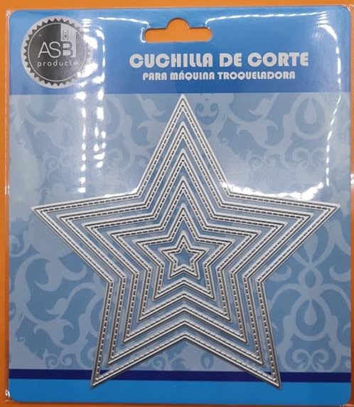 MATRIZ DE CORTE 9024 ESTRELLAS 147x141 x 6p.