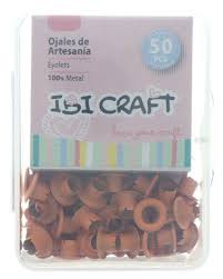 OJALILLOS ALUMINIOx50u. EYELET-5mm.- NARANJA
