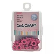 OJALILLOS ALUMINIOx50u. EYELET-5mm.- FUCSIA