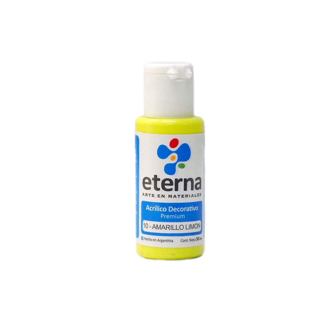 ACRILICO ETERNA 50ml. 10- AMARILLO LIMON